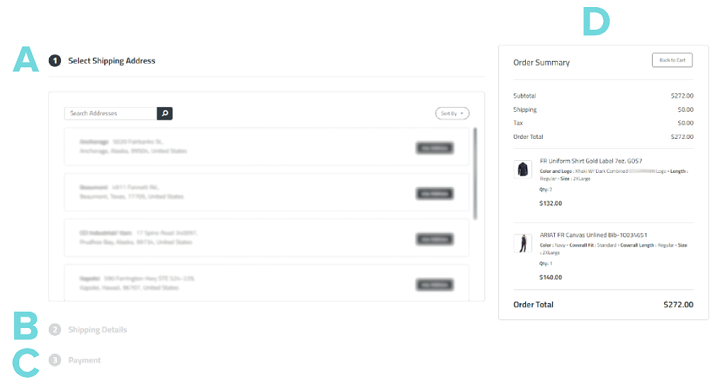 Checkout Page